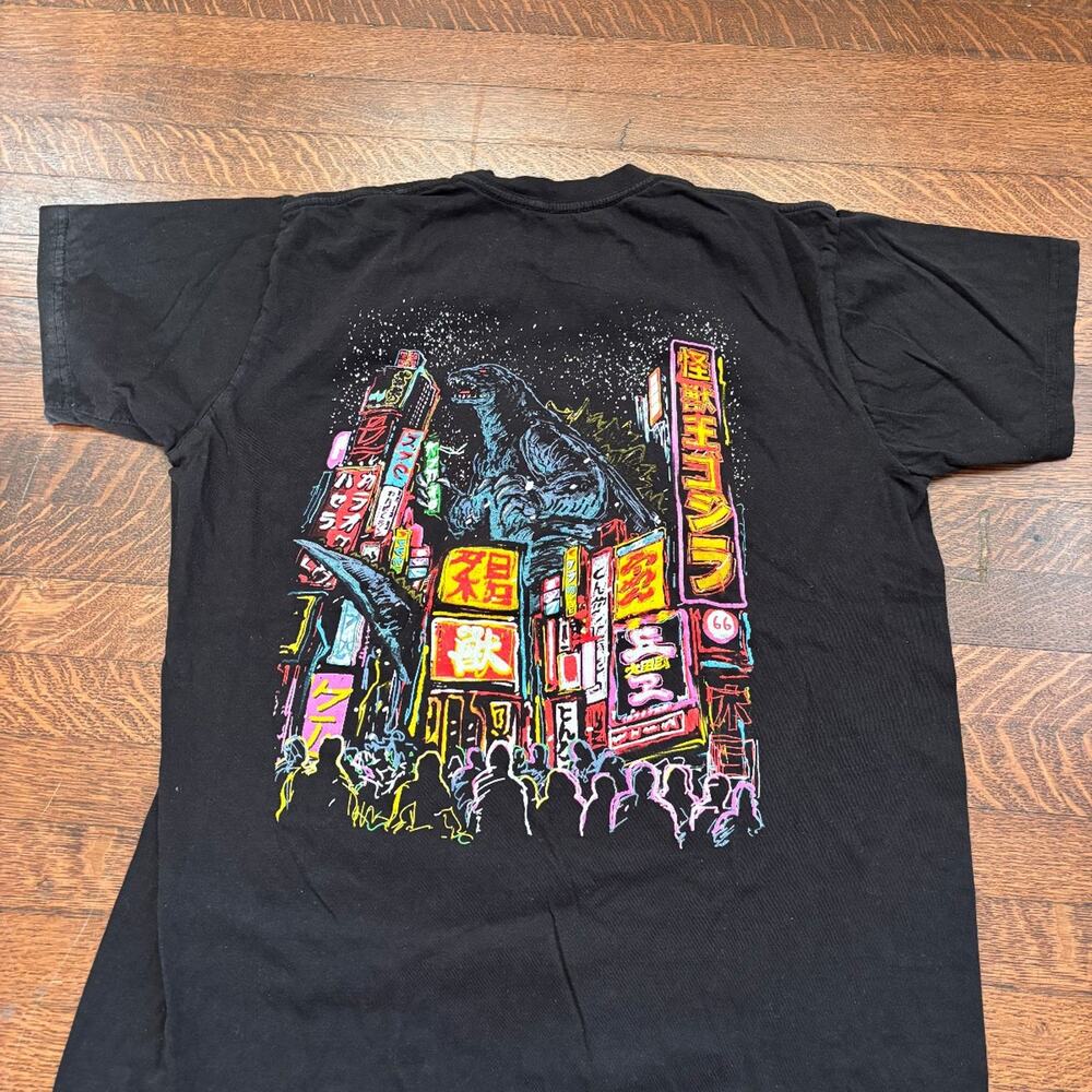 Godzilla / Toho Co. Black Graphic T-Shirt